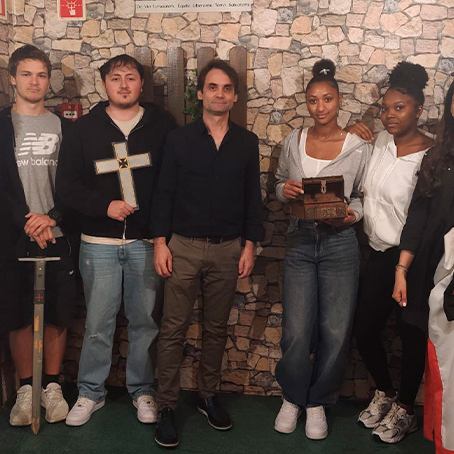 alunos da epralima no braga escape game