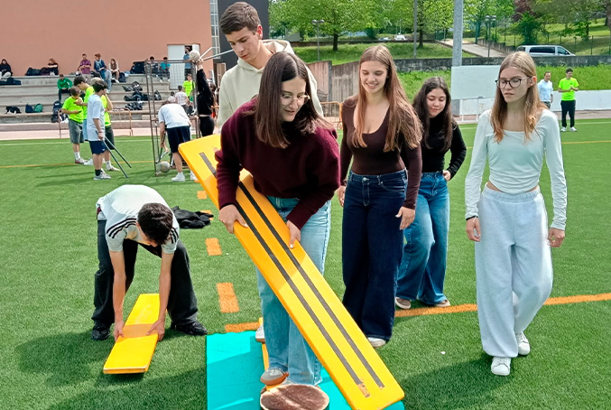 alunos de desporto da epralima nos open days da ESDL do IPVC