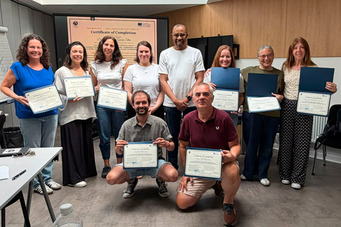 Equipa do Centro Qualifica da Epralima reforça competências com mobilidade Erasmus+ em Lille