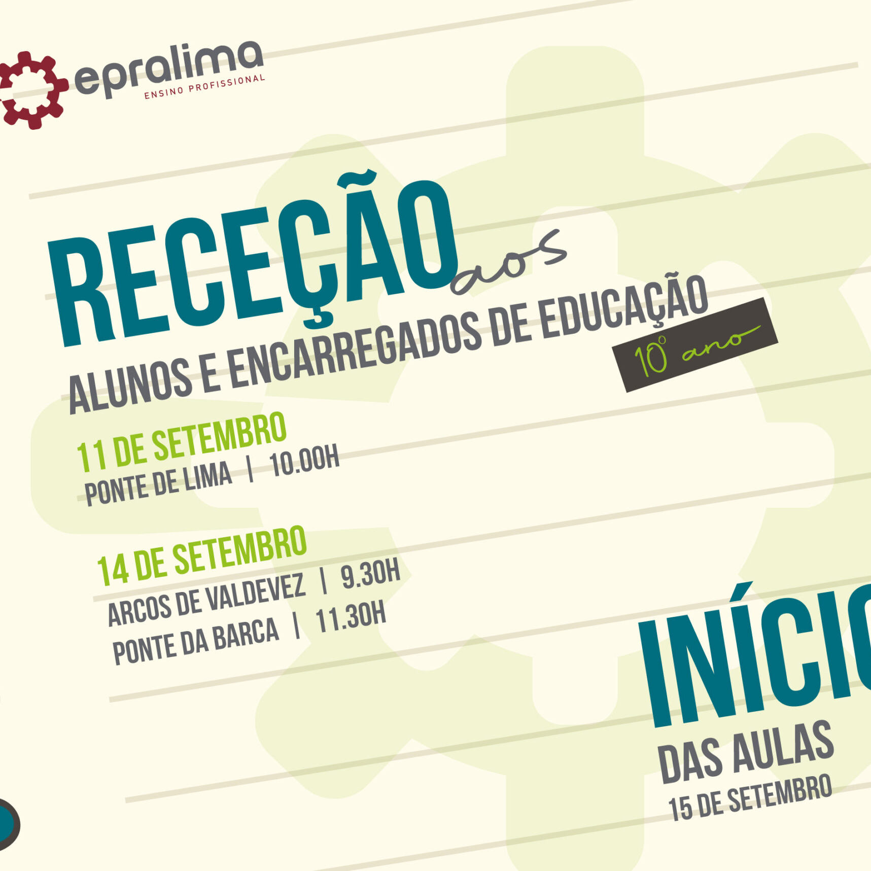 receção aos alunos epralima 2026.2027
