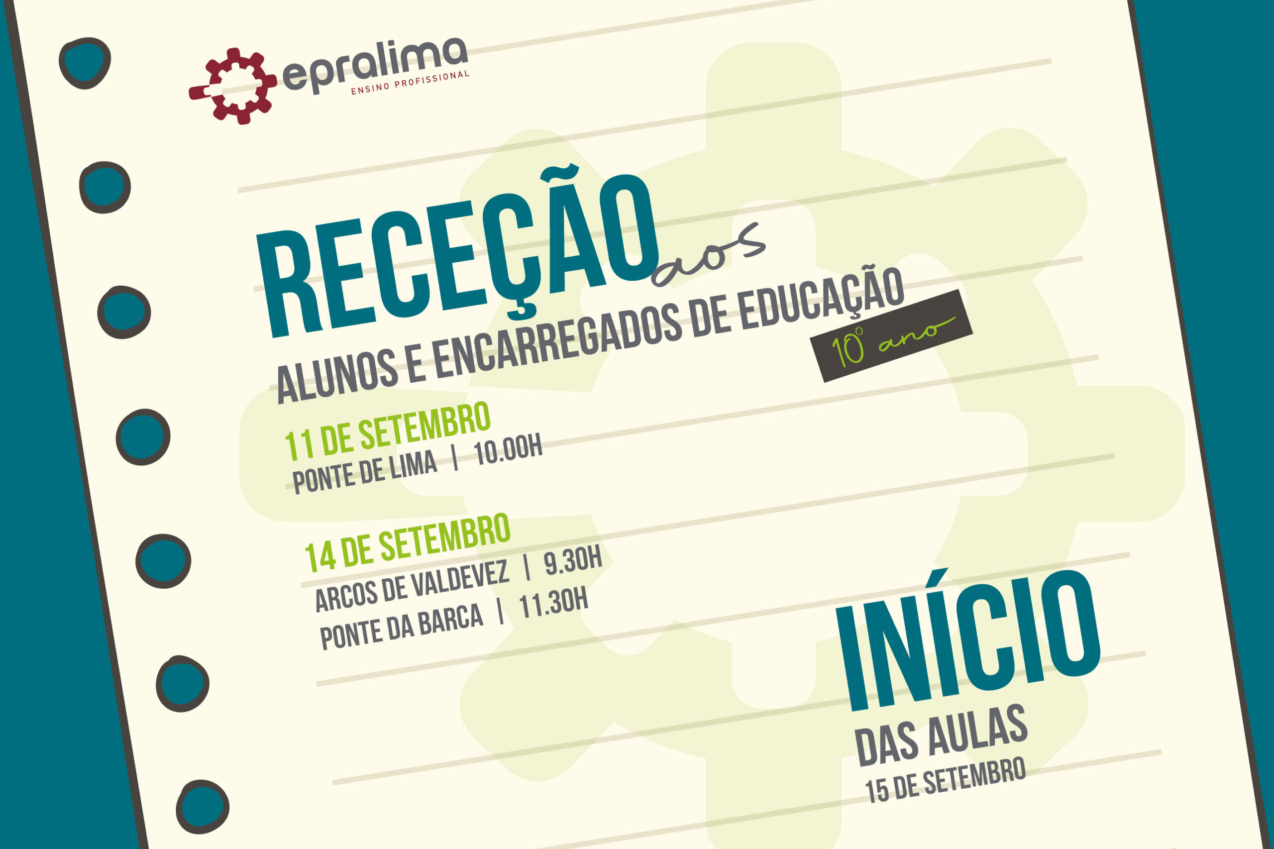 receção aos alunos epralima 2026.2027