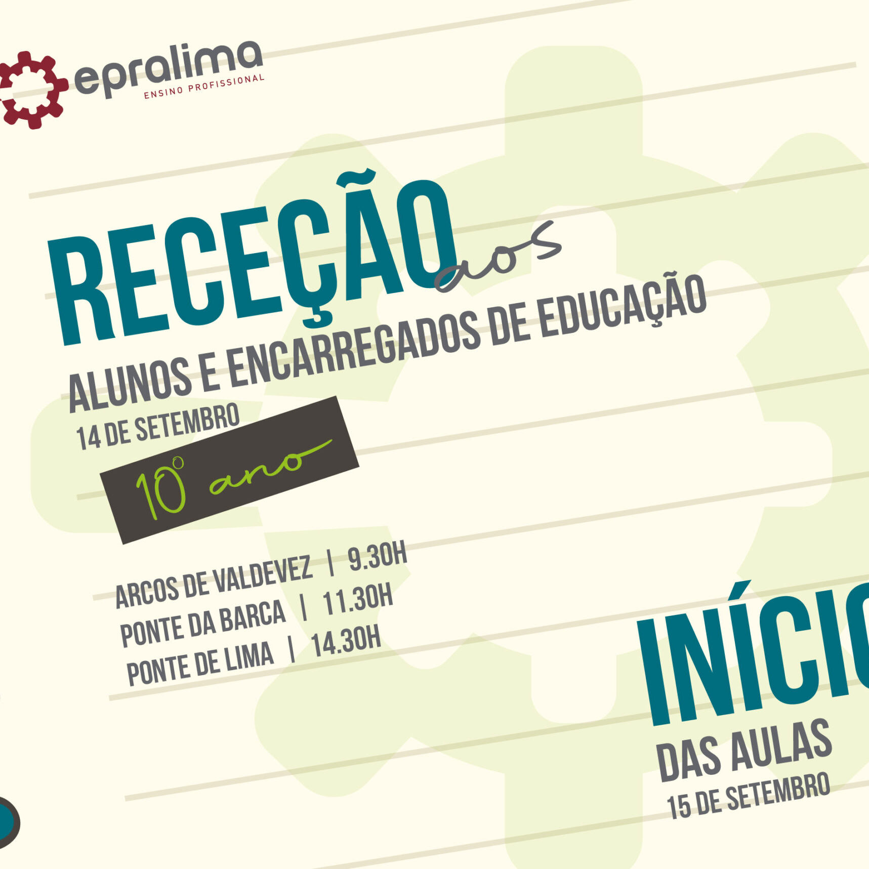 receção aos alunos epralima 2026.2027